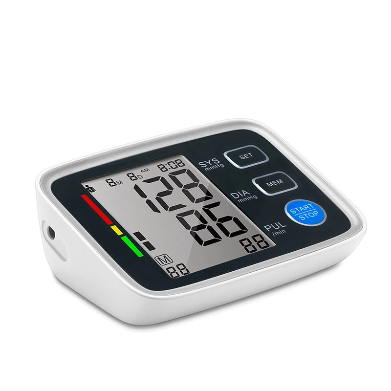 Fabrik Preis Home Sphygmomanometer Digital Großbildschirm Bp Monitor Medical Elektronischer Automatischer Oberarm-Blutdruckmonitor