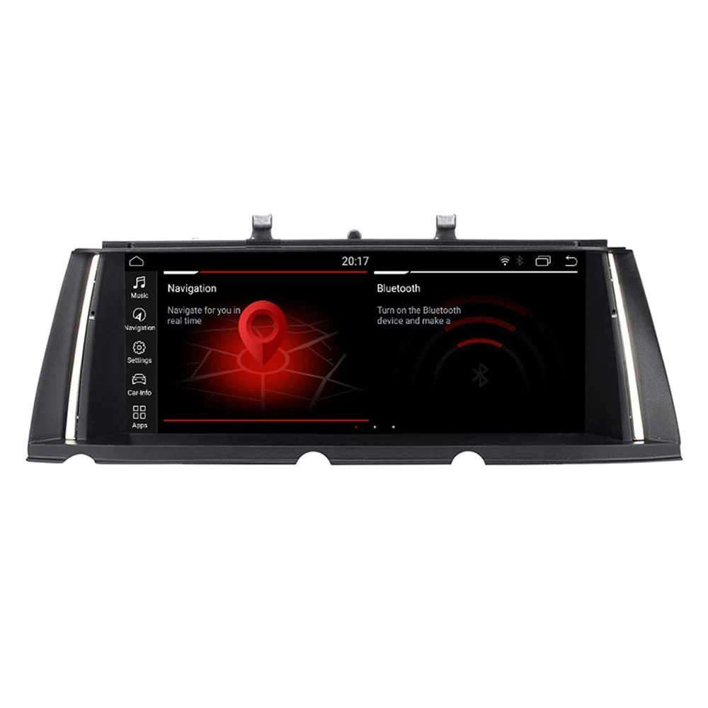 Qualcomm 8+128g 8core Reproductor de DVD para coche GPS para BMW 7 Serie F01/02 CIC System 2009 - 2012 con CarPlay Car Radio