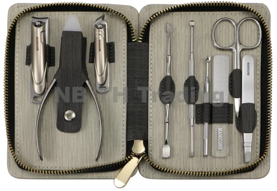 9PCS Manicure Pedicure Tools Nail Clippers Set for Hand and Foot Can Be Customized in Color and Printed with Logo