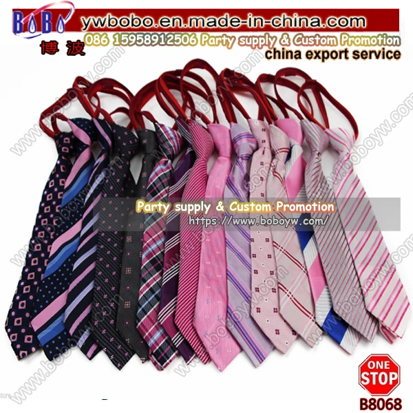 Silk Necktie Polyester Tie Best Halloween Carnival Party Costumes School Tie Party Supply (B8067)