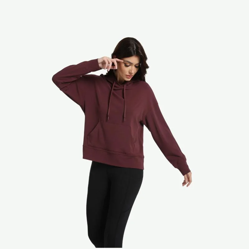 Wholesale/Supplier High quality/High cost performance  Cotton Hoodie Custom Knitted Viscose Organic Women's Hoodies