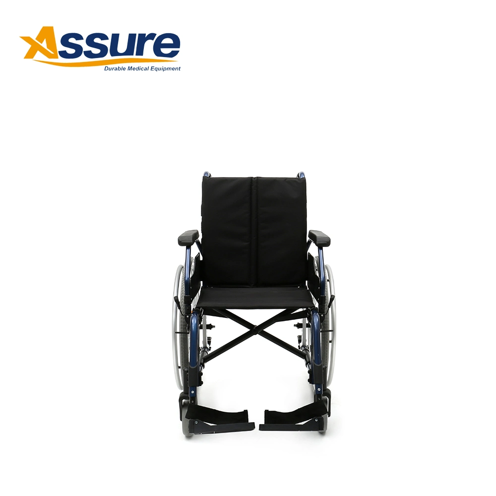 OEM European Style Non Power Folding Commode Wheelchair Manufacturer