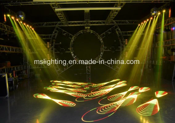 Ilda Ttl 4W 2W RGB Full Color Animation DMX 512 Stage Cartoon Moving Head Laser Light (MHLS-W4000/W2000)