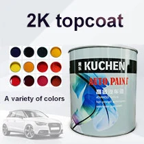 Une bonne couverture de la peinture acrylique haute Chroma auto voiture d'application de peinture haute Focus HS 2K laque blanc F201