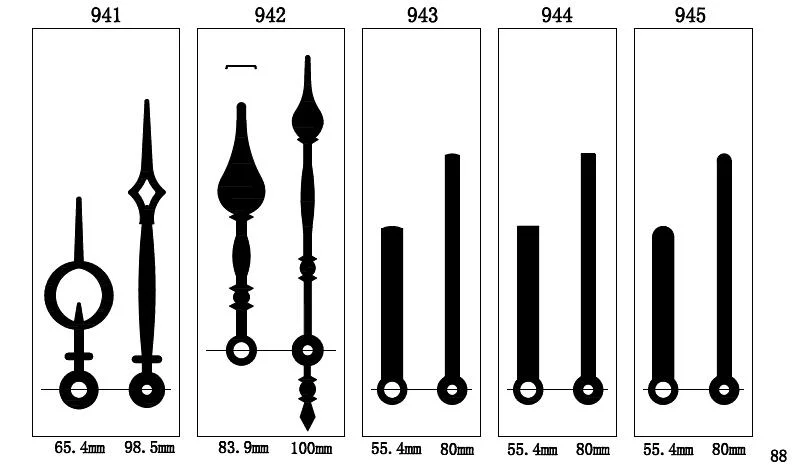 High quality/High cost performance Factory Wholesale/Supplier Clock Pointer Clock Hands