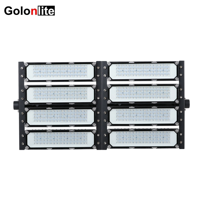 Linse aus Aluminiumguss mit gehärtetem Glas IP66 400W LED Flutlicht