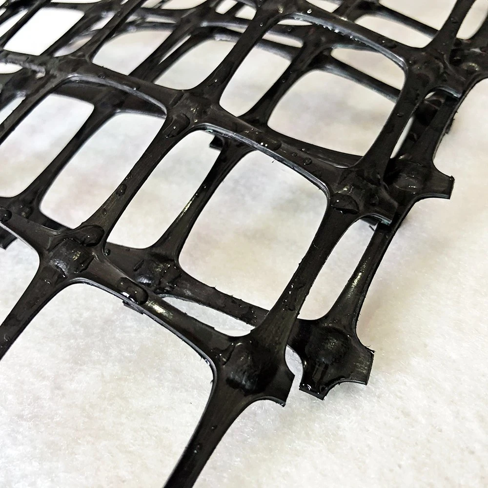 Geogrid Mesh 150kn/M Biaxial Tensile Plastic Geogrid for Asphalt Suppliers