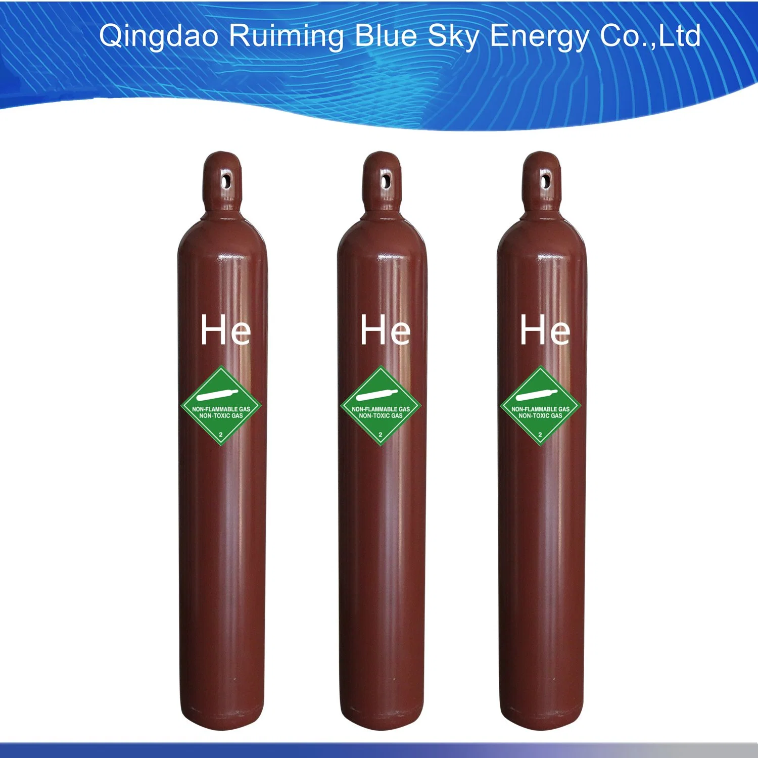 Factory Supply High Purity 99.999% Helium Gas