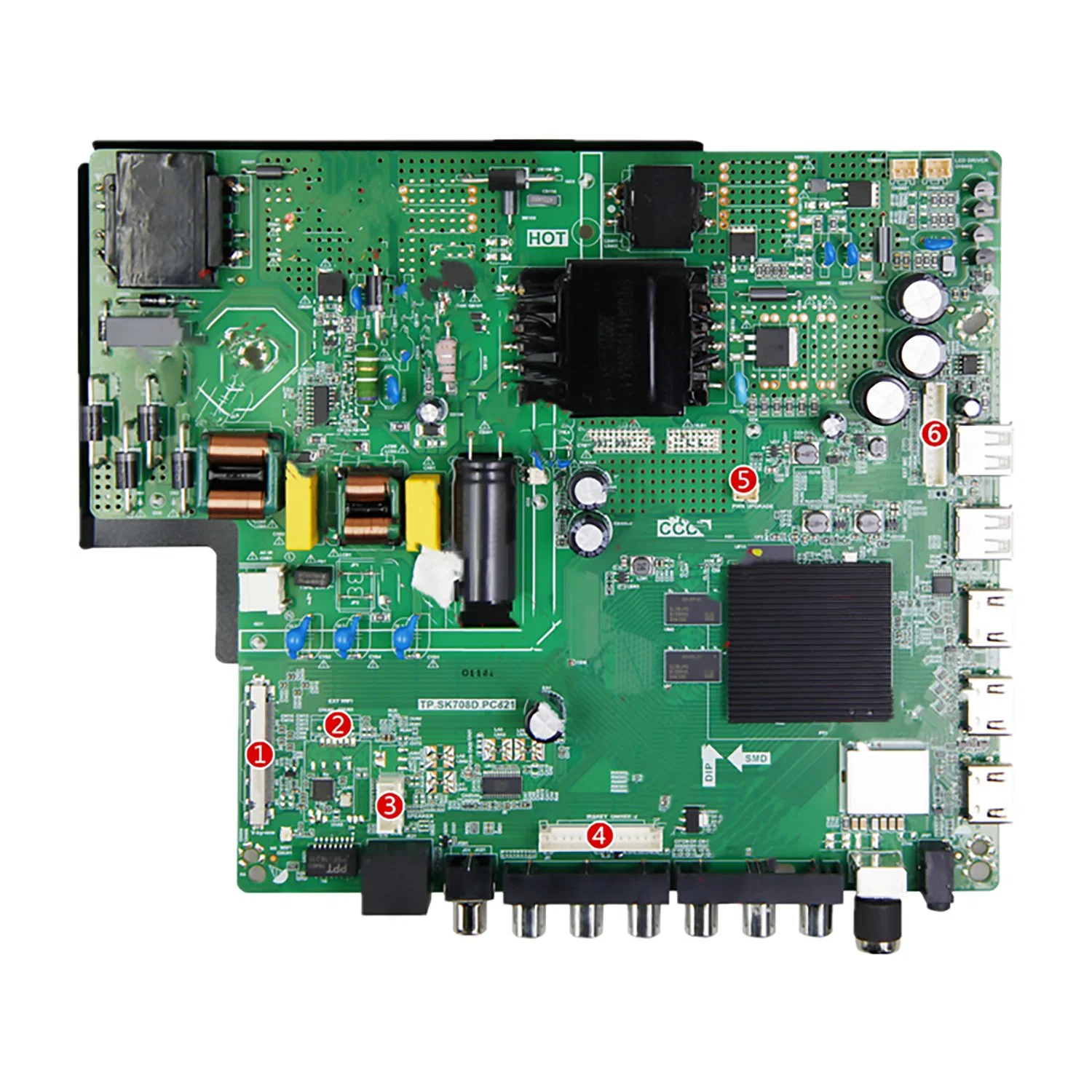 Factory Price Android 9.0 4K TV Smart Internet Board Tp. Sk708d. PC821 Web Television Motherboard TV Accessories