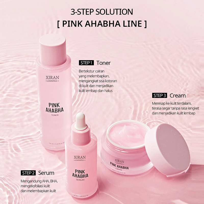 Multifuncionais OEM um conjunto de cuidados com a pele com Aha BHA Claming Anti Acne cuidados da pele