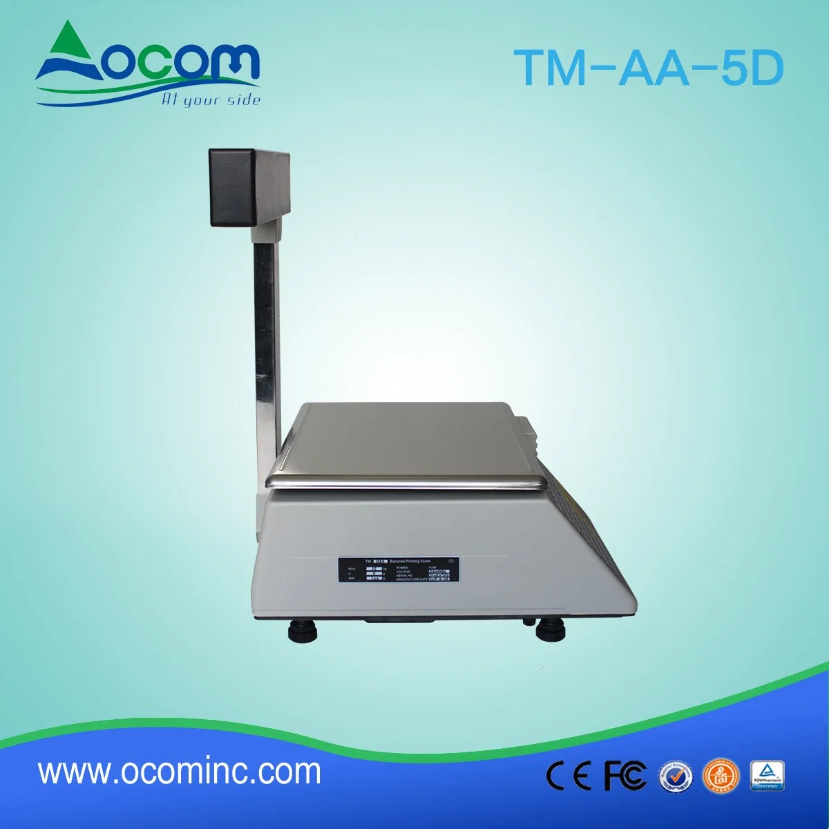 TM-AA-5D de impresión de etiquetas de códigos de barras electrónica Báscula