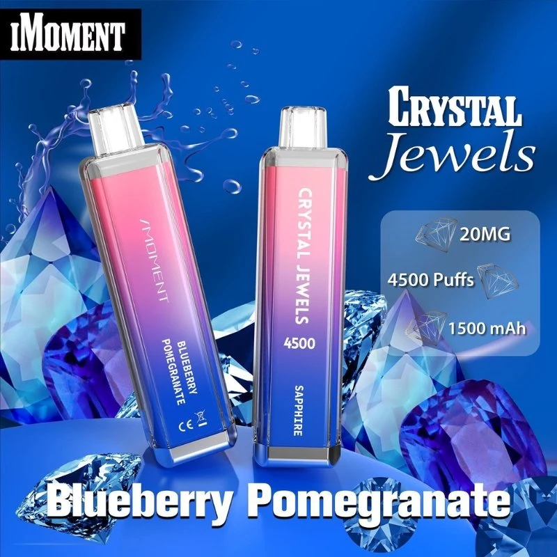 4500 Puffs Joyas de Cristal Marca 12ml E-Liquid 21 sabores desechables Vaporizador