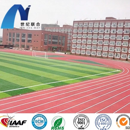 High quality/High cost performance 3: 1 Self-Aligned Pavement Materials Courts Sports Surface Flooring Athletic Running Track