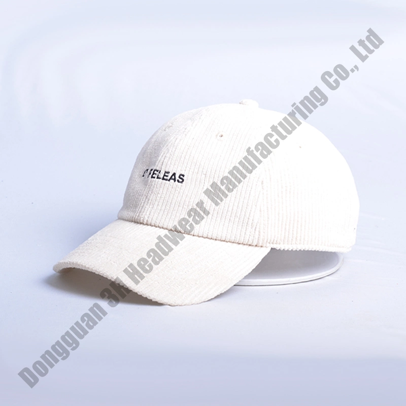 Wholesale/Supplier Outdoor Winter Warm 6 Panel Baseball Caps for Unisex Custom Embroidery Logo Corduroy Dad Hats