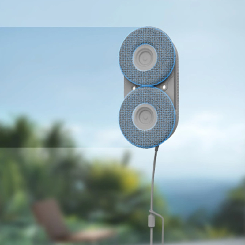 Ventana Limpiador aparato eléctrico Smart vidrio Limpieza al vacío Robot Auto Agua pulverizada con base Station