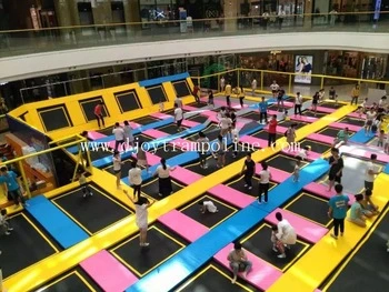 Grand parc de trampolines intérieur commercial (BJ-TP38)