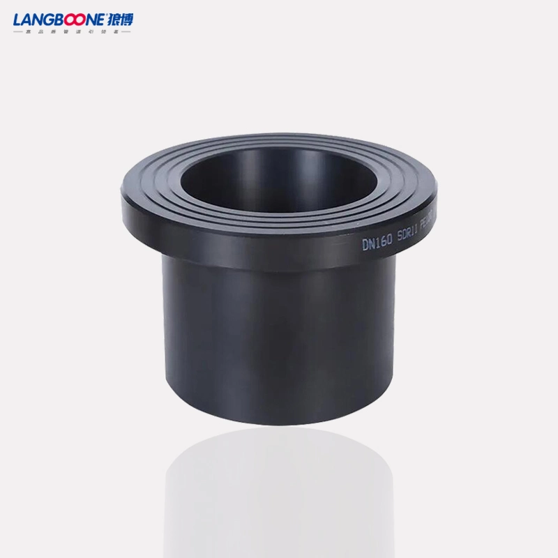 Pn16 Butt Welding HDPE PE100 Tee/Elbow/Flange Fitting SDR11/17 TF Fitting