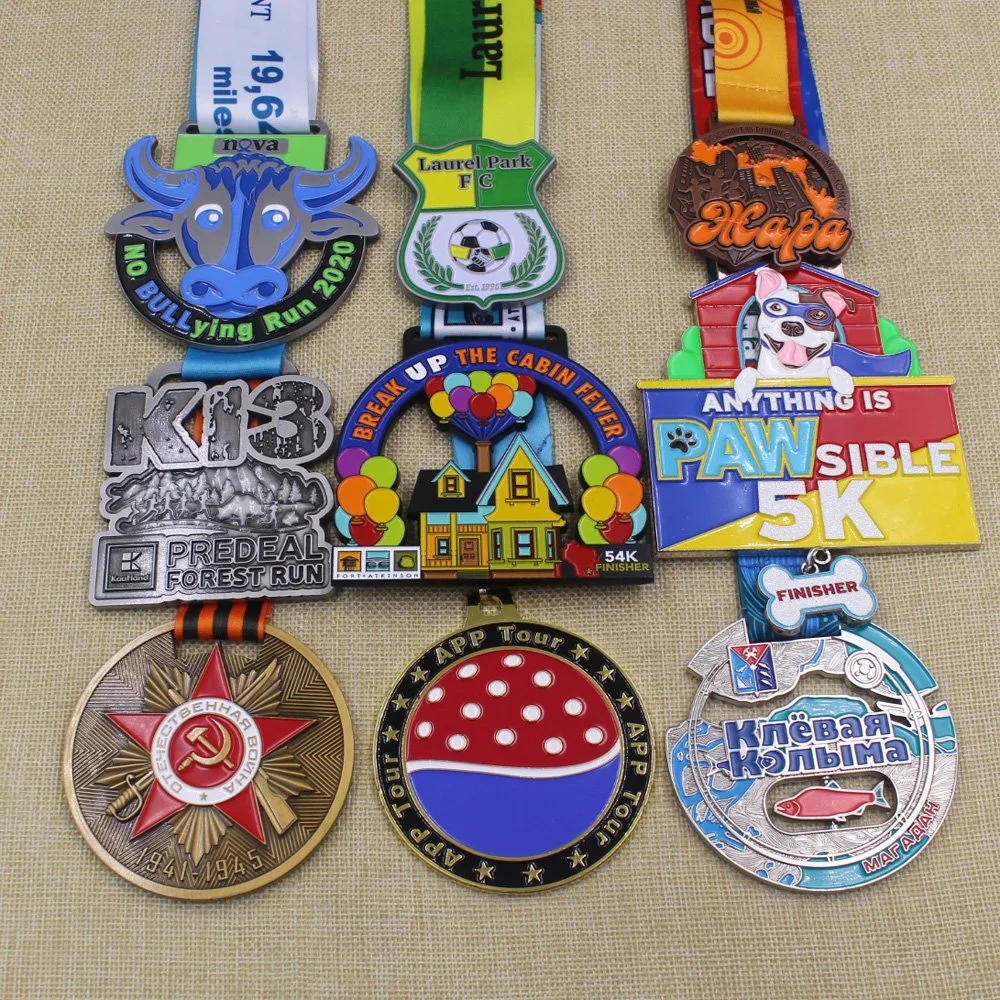 Custom 3D Design de artesanato de metal Sport Maratona de Metal Ouro liga de zinco executando Loja Prêmio Medalha de presente de promoção do desporto