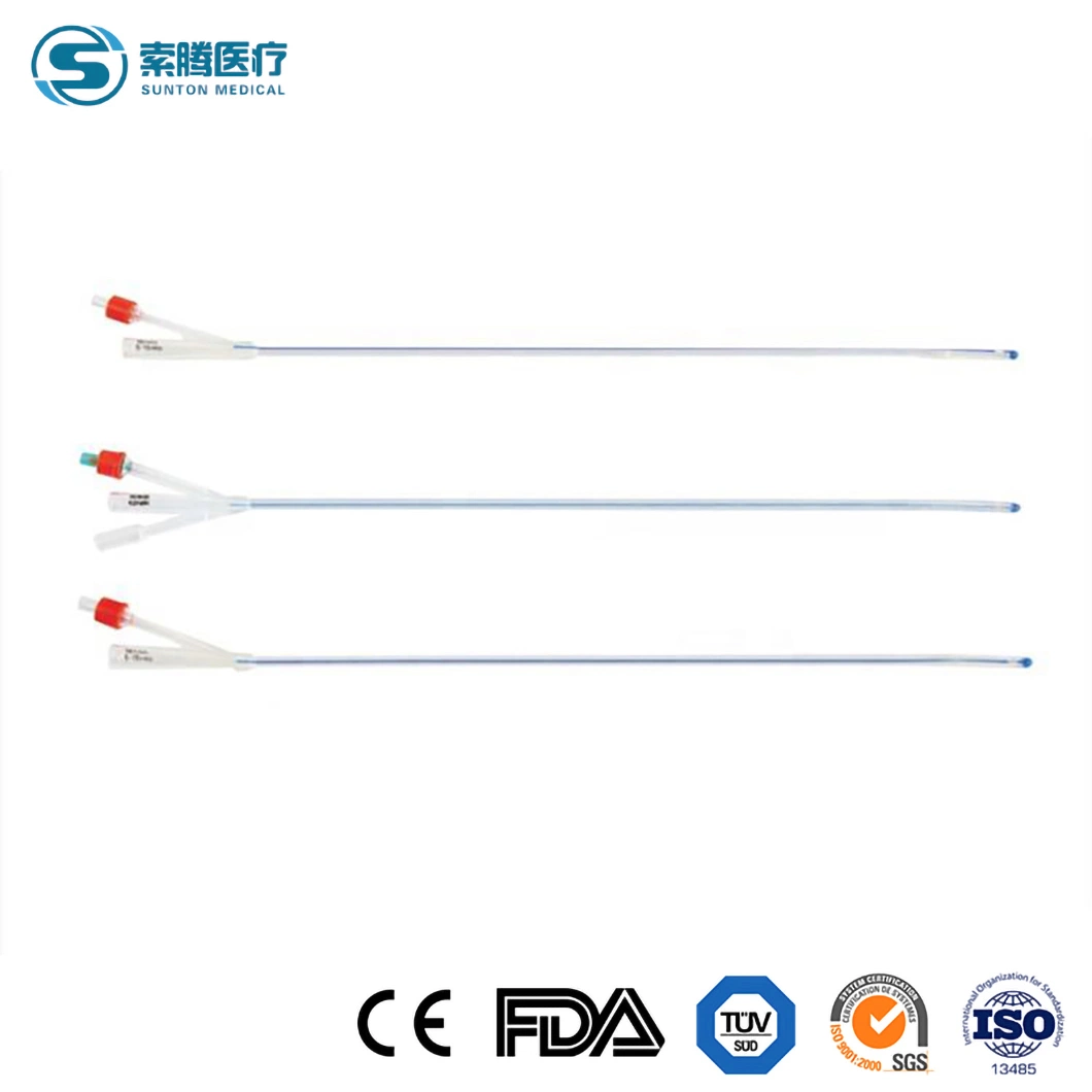 Sunton 2 Way Foley Catheter Factory Disposable Sterile Medical Latex Foley Balloon Catheter 3 Way Foley Catheter Sample Available China Foley Catheter Products