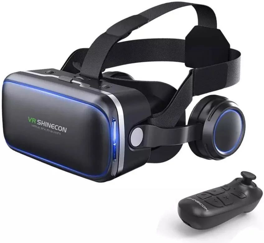 Auriculares VR personalizados para teléfono con controlador, FOV HD de 110° Anti-Blue Virtual Reality