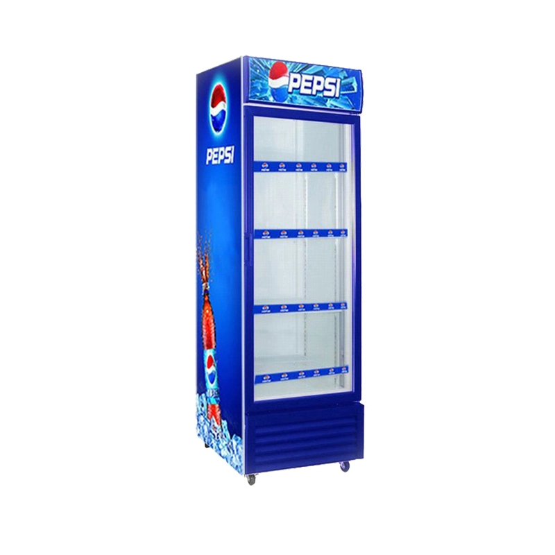Meilleur Prix de haute qualité deux 1 portes en verre Réfrigérateur à congélateur vertical