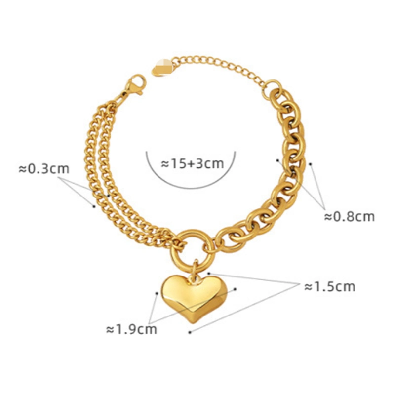 Europe and The United States Hot Jewelry Fashion with Love Bead Temperament Bracelet