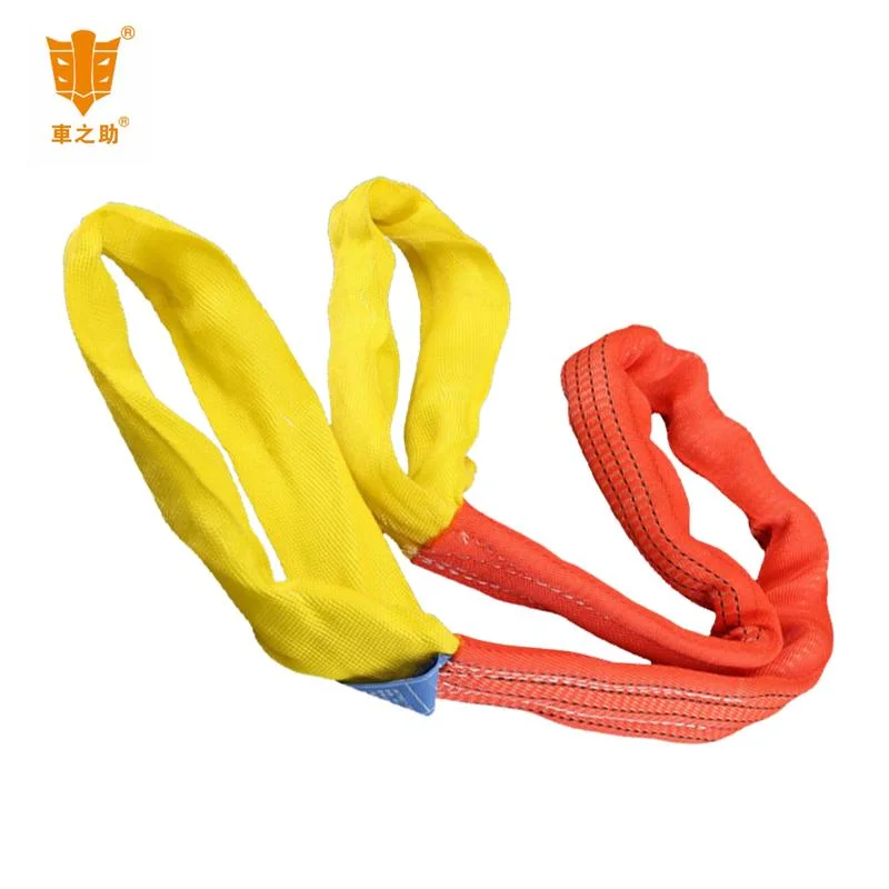 Servicefähige Polyester Woven Round Webbing Sling Kundenspezifische Secure Wholesale Factory Preis