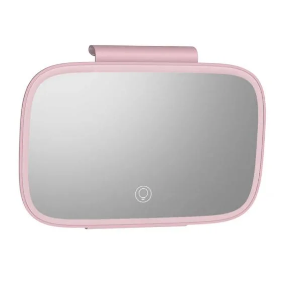 Universal Car Portable LED Makeup Mirror Auto Visor HD Cosmetic Car Makeup Mirror with LED Lights