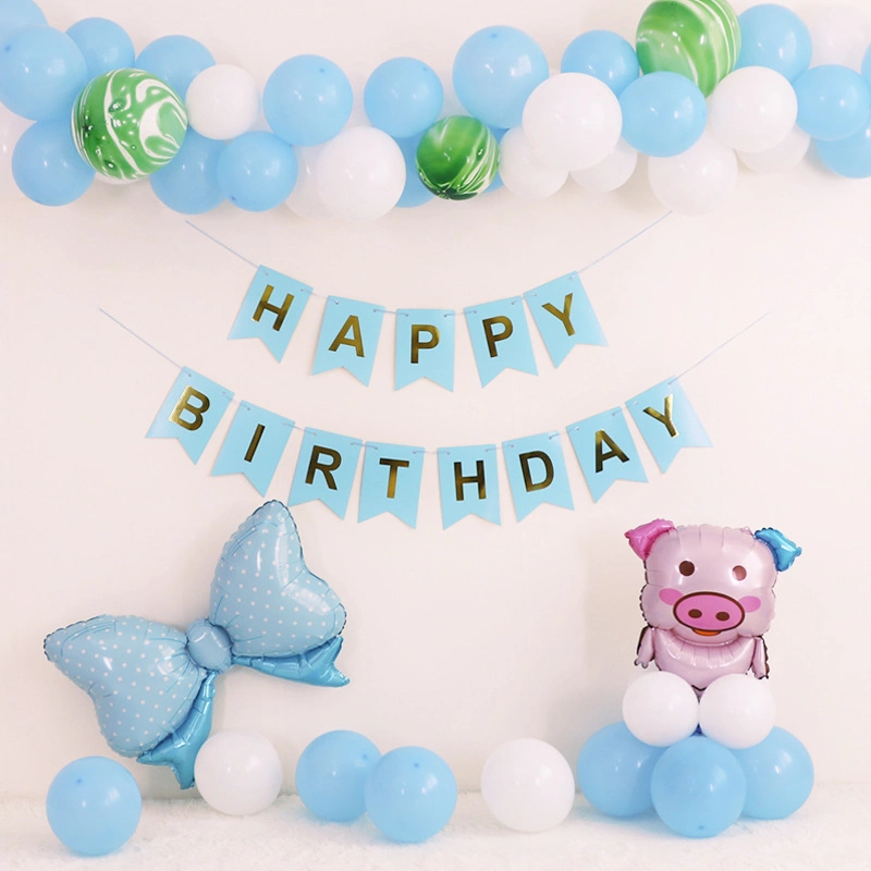 Party Decoration, Birthday Letter, Aluminum Film Balloon, Cartoon Toy Balloon