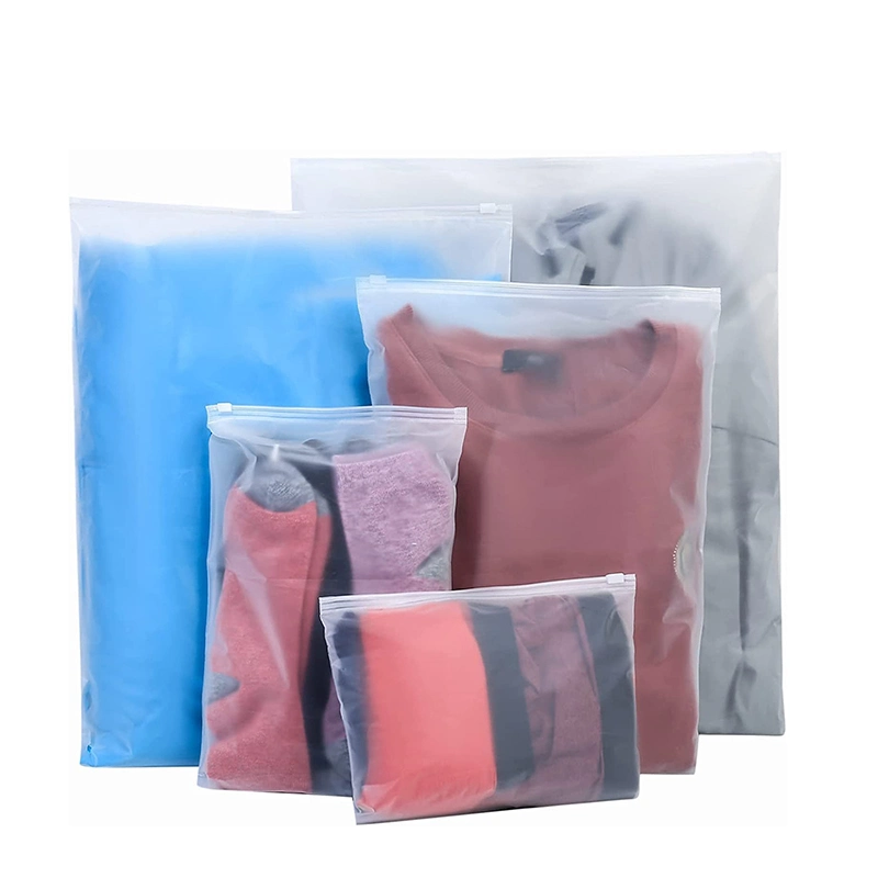 Resealable Zip Lock Zipper Bag Apparel Packaging T-Shirt Zip Lock Clothing Packaging Bags