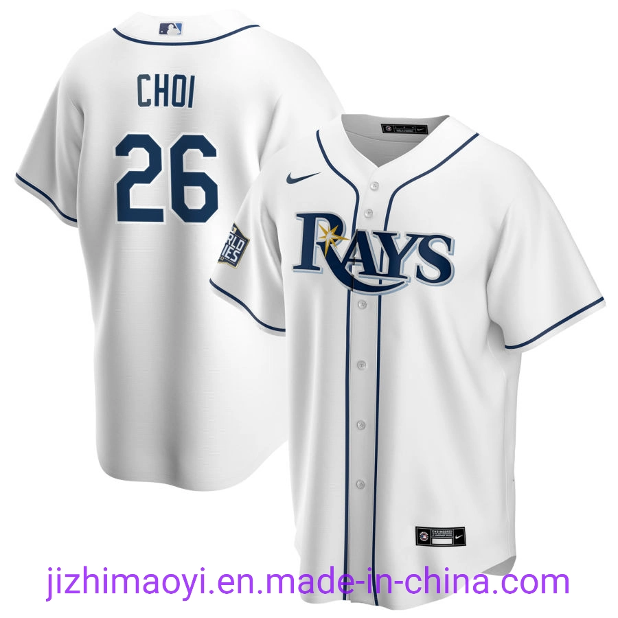 Wholesale/Supplier 2020 World Series Championship Tampa Bay Rays Blake Snell Charlie Morton Austin Meadows Joey Wendle Cool Flex Base Blue White Navy Baseball Jersey