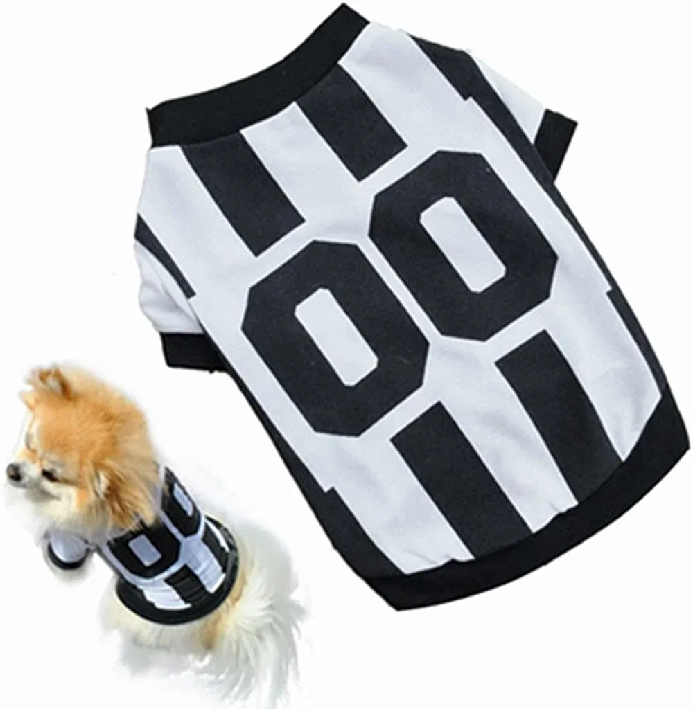 Comfortable Designer Pet Shirt Dog Clothes with Puppy Sport Summer Vest for Doggy T-Shirt and Outdoor and Indoor Apparel