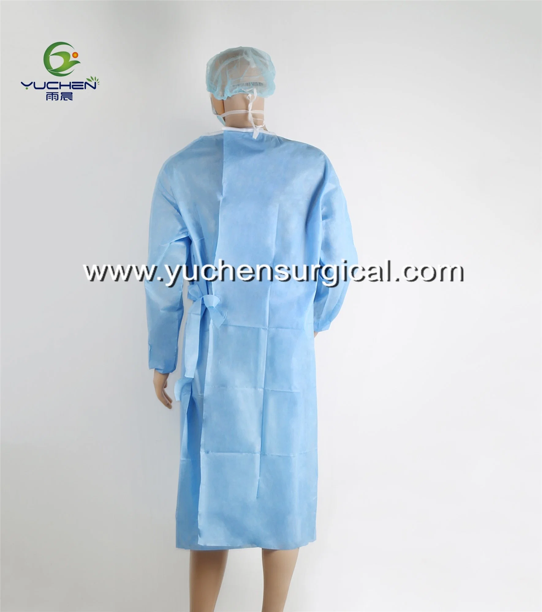 SMS Knitted Cuff Standard Surgical Gown Disposable Surgical Gowns Surgeon Clothes