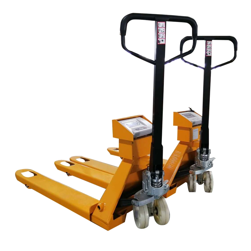 Weighing Manual Lift Pallet Scale Hydraulic Hand Pallet Truck Scale with CE