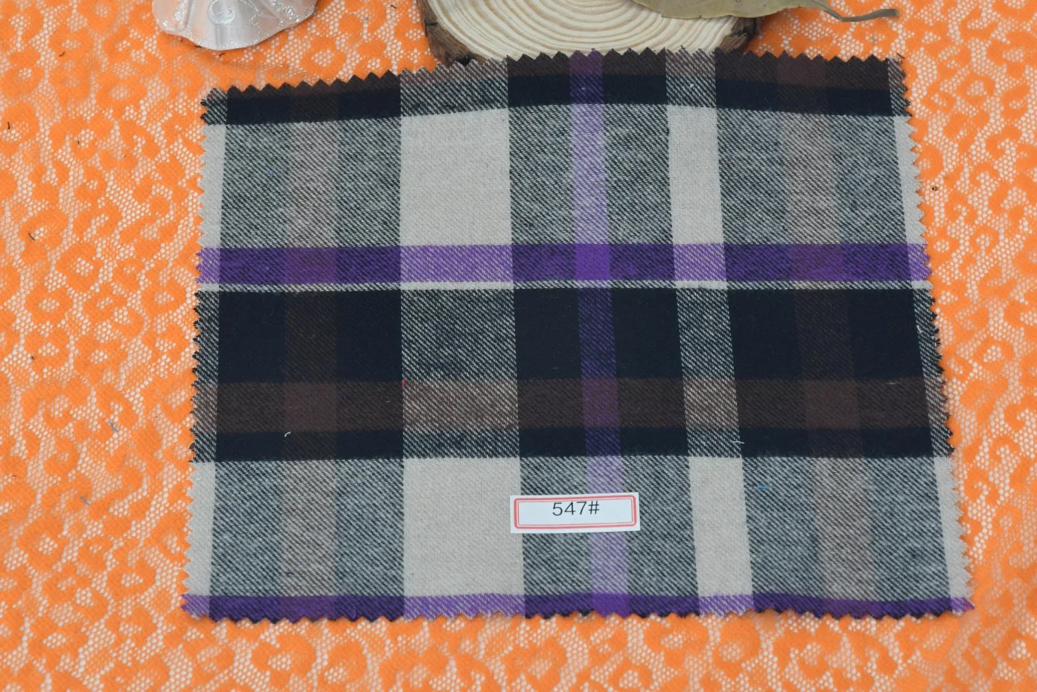 Cotton Linen Yarn Dyed Check Fabric for Shirt