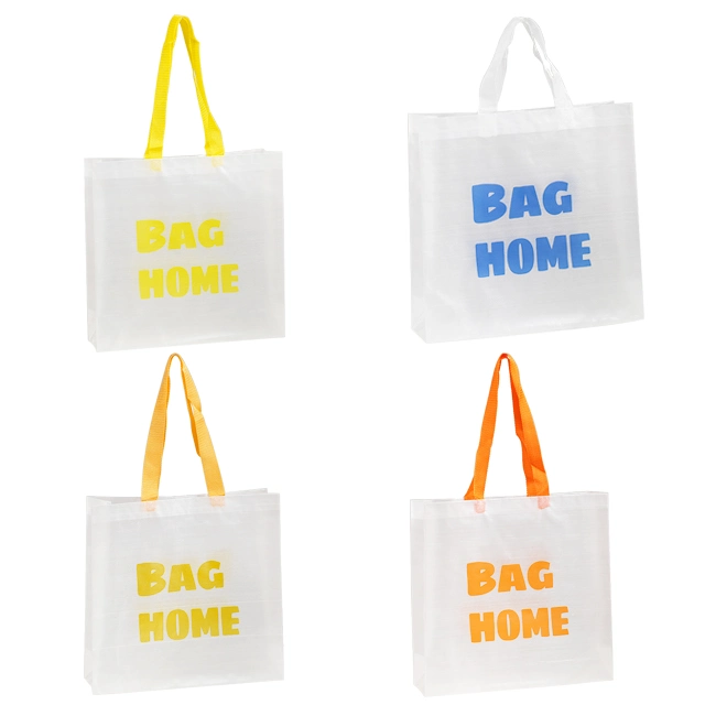 Supermarket Shopping Bag Reusable Printing Non Woven PP Woven Bag with Logo