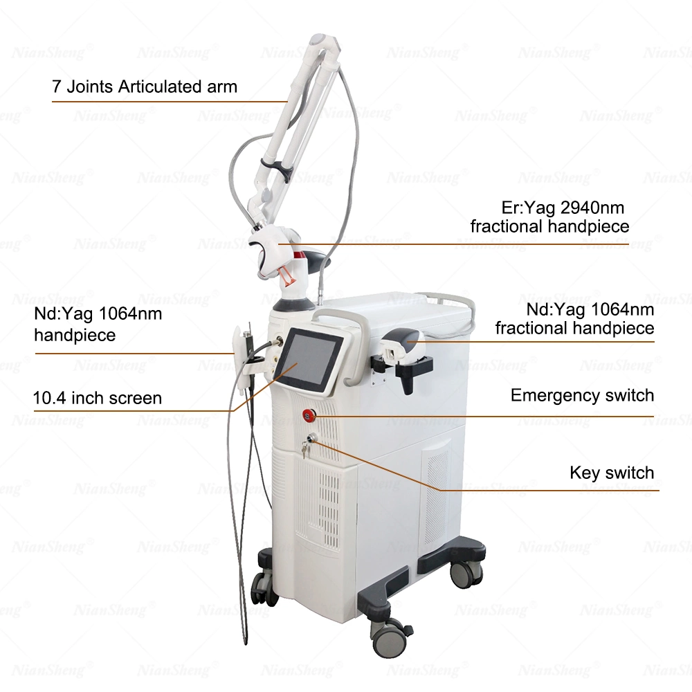 ND YAG 1064nm Laser 4D Fotona PRO Oral Firming Treatment CO2 Fractional Machine