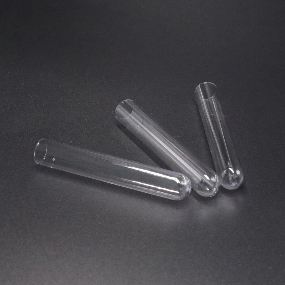 13*75mm (1-5ml) or 13*100mm (6-10ml) Plastic Vessel Pet Test Tube Without Additive