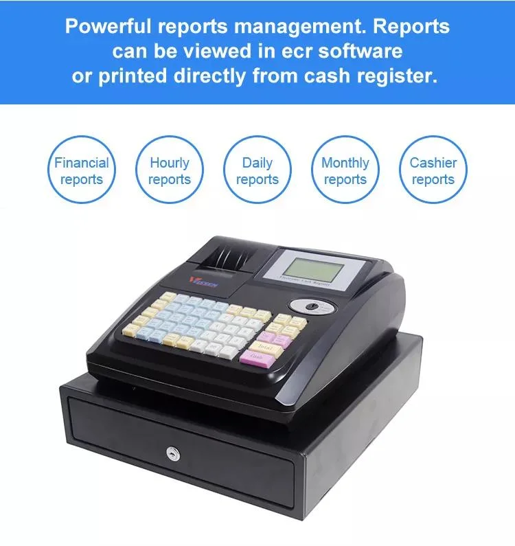 Bulk Supply POS System Terminal Electronic Cash Register Machine with ECR Software