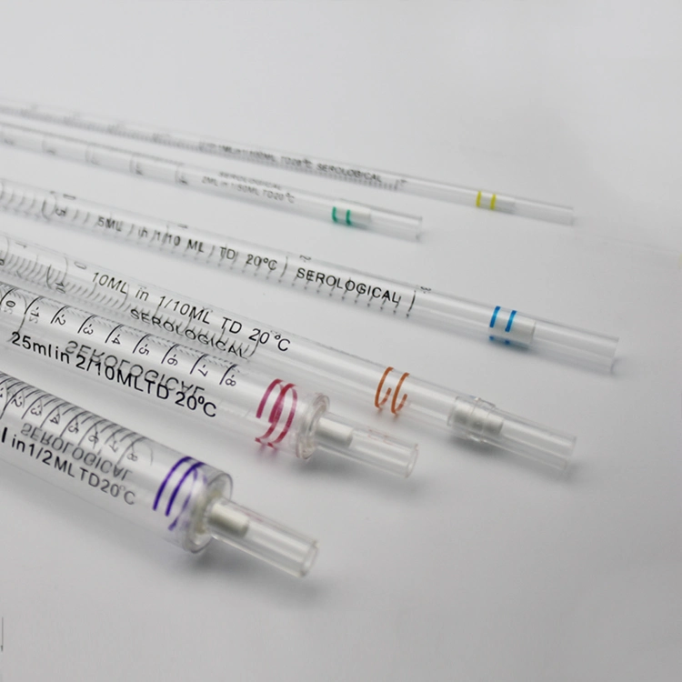 Wholesale/Supplier 5ml Sterile Disposable Plastic Serum Pipette Serological Pipettes for Lab Use