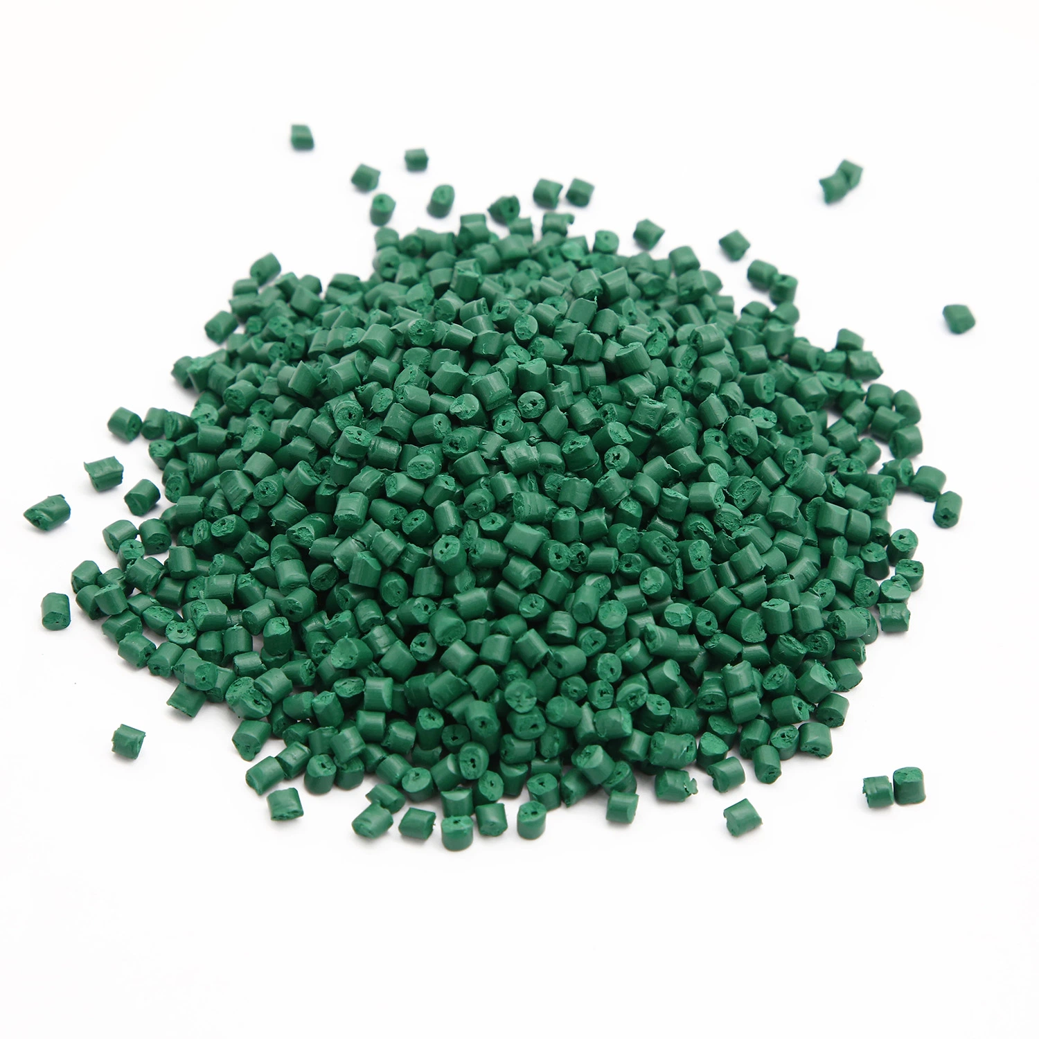 PE, PP, PA, fibres chimiques des granules de plastique vert pour les produits en fibre de polypropylène