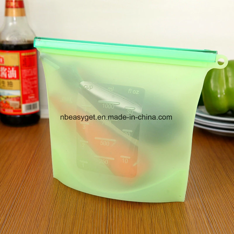 Reusable Silicone Food Preservation Bag Airtight Seal Food Storage Container Versatile Cooking Bag Kitchen Cooking Utensil Set of Esg10244