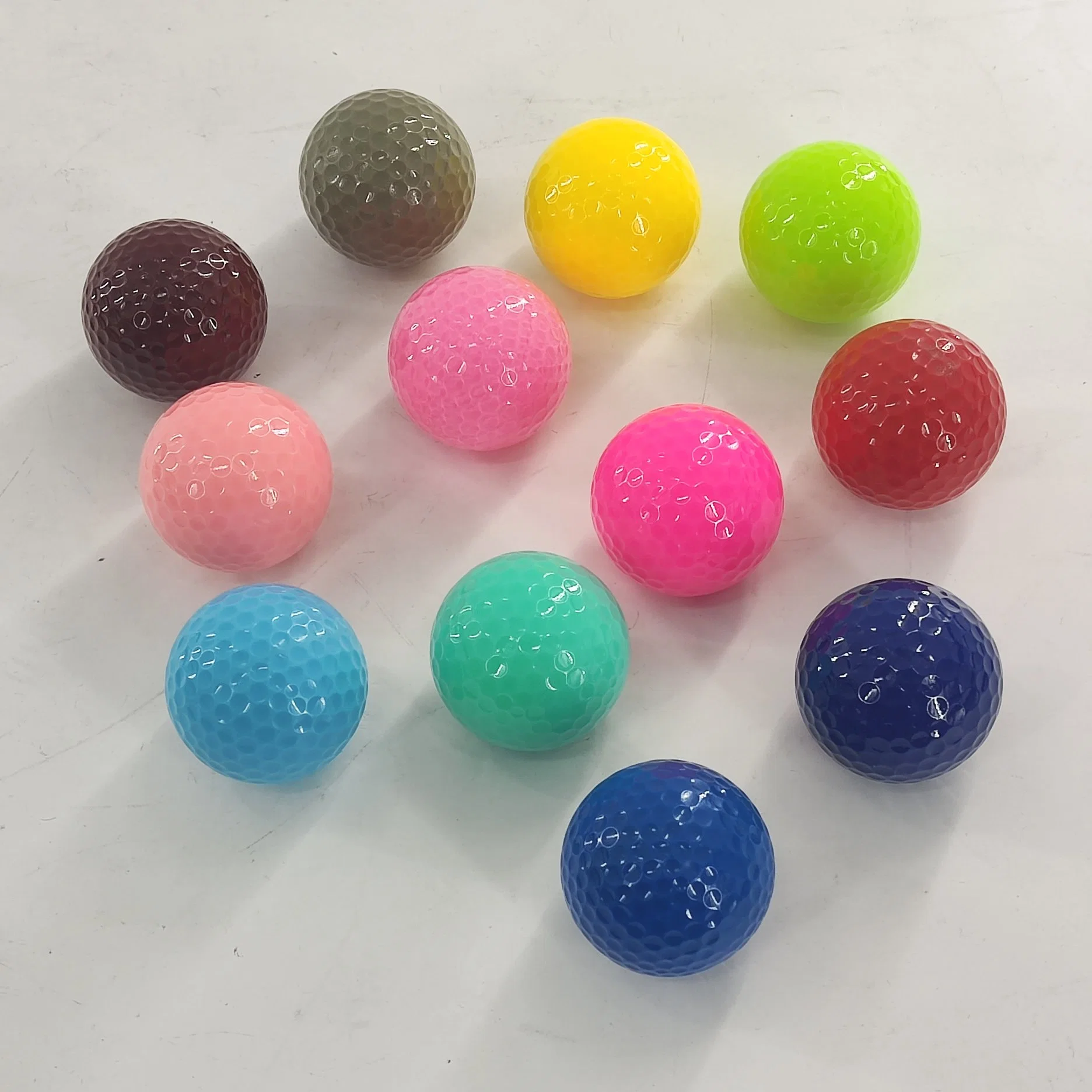 Premium Soft Feel 2 3 4 Piece Custom Color Golf Balls Urethane Surlyn Golf Balls