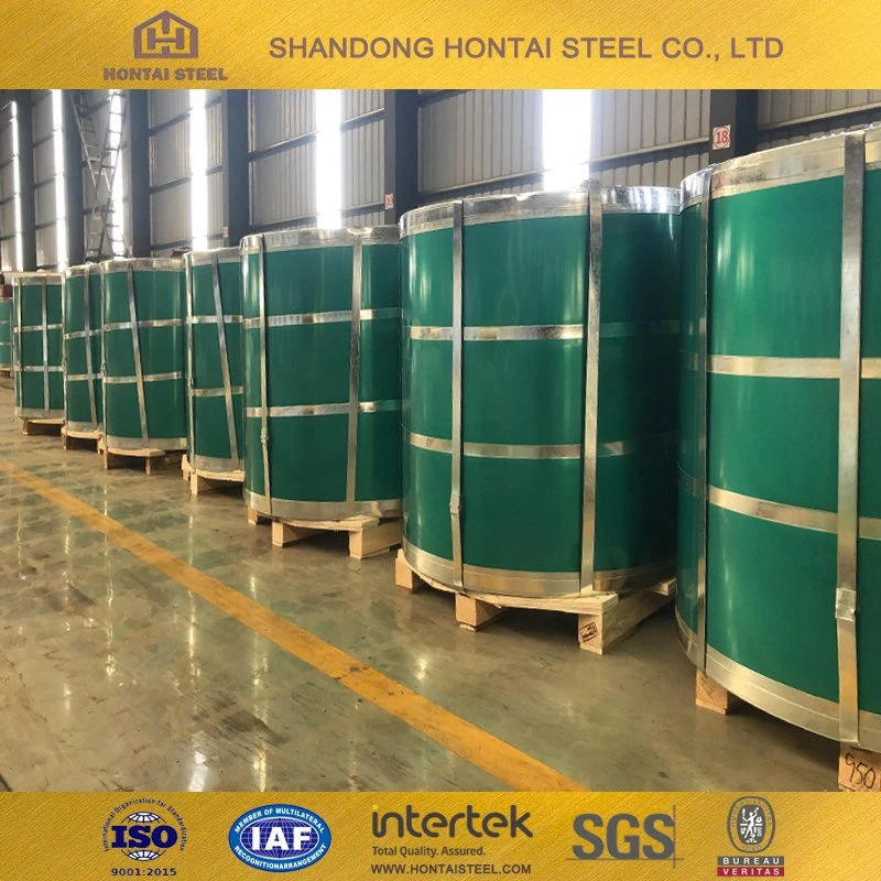 PPIGI Coil Color Coated Galvanized Steel Sheet in Coil Z60g Con película de PVC