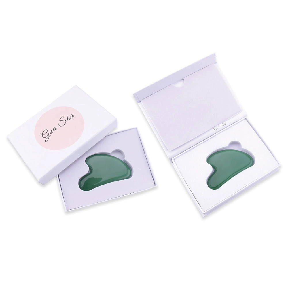 100% Natural Gua Sha nueva forma de masaje facial el raspado de herramientas para el rostro y cuerpo