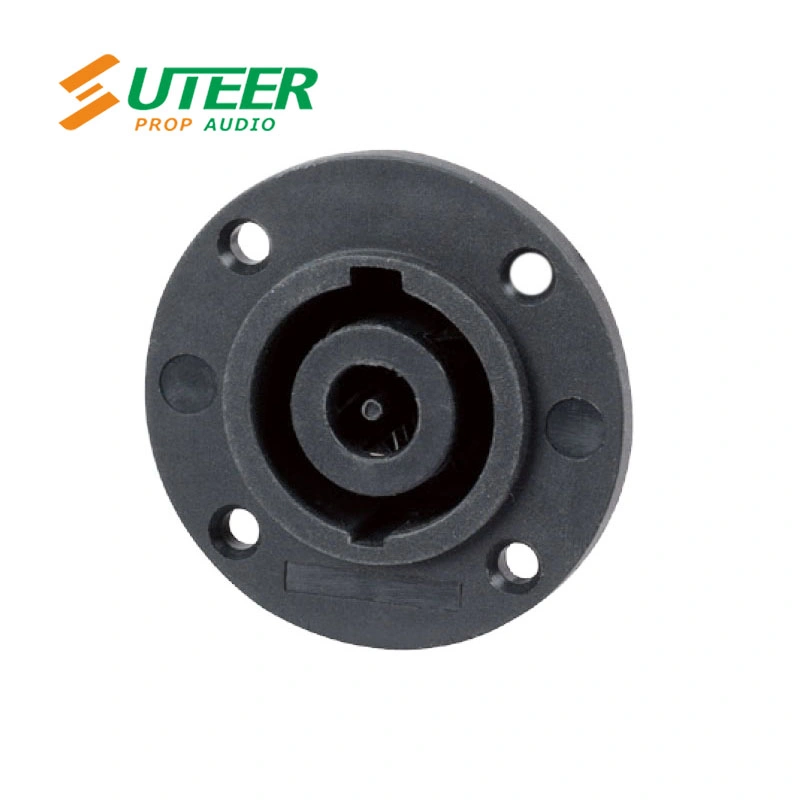 8 Pole Speaker Chassis Connector Round Flange