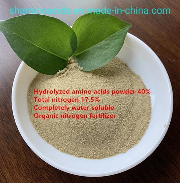 Amino Acids Powder 40% Nitrogen 17.5% Organic Fertilizer Free Cl