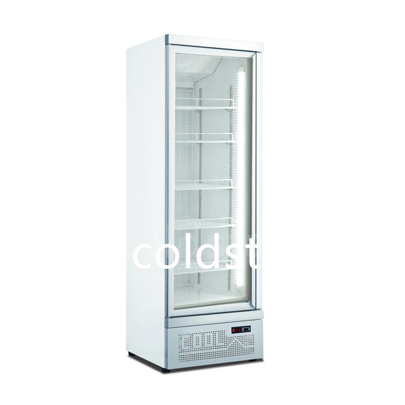 Bottom Mount Freezer Showcase Chiller Bottle Fridge for Supermarket