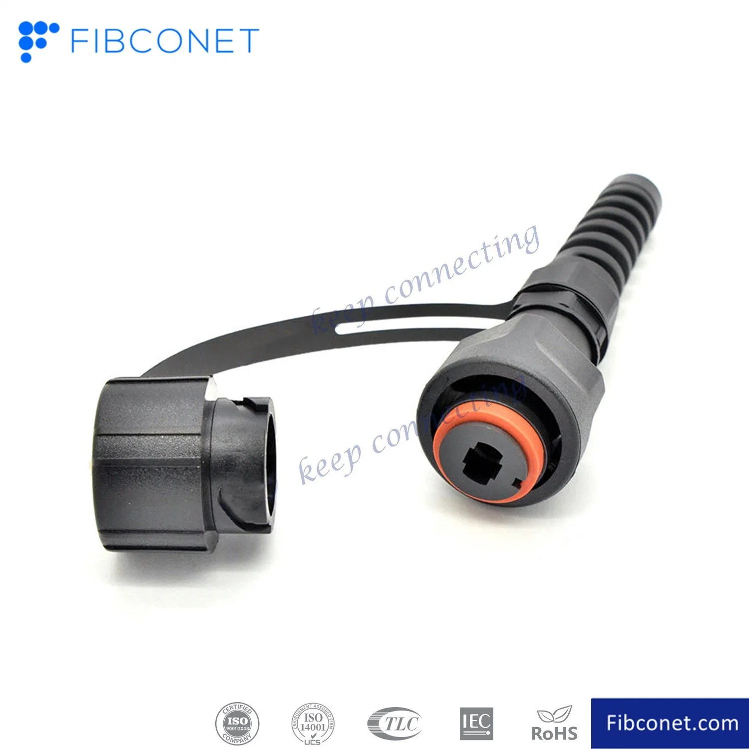 LC Fiber Optic IP67 Dust Cap Waterproof Fast Connector for Patch Cord