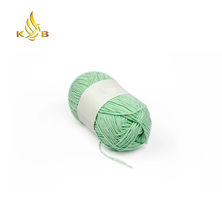 Le tricot de coton doux lait acrylique bébé Fournisseurs de fils pour main tricoter 5 plis